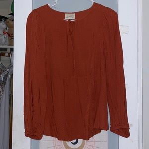 Orange Blouse
